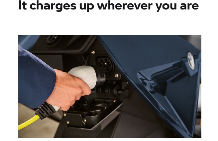 BMW CE 04 2025 charging range